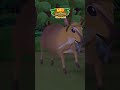 A Deer with Fake Antlers?! 🦌 | Leo the Wildlife Ranger | #shorts #education #kids
