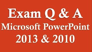 Exam Prep PowerPoint 2016/2013/2010 (long version)