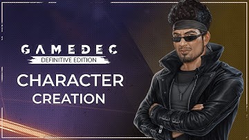 Gamedec Mechanics Onboarding - Character Creation