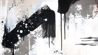 Абстрактная акриловая картина №21 в реальном времени: «БУДЬ Смелым» Акриловое искусство / Абстрактное искусство