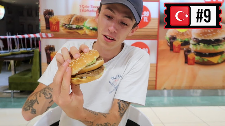 JE TESTE LE MCDO TURC - Turquie #9