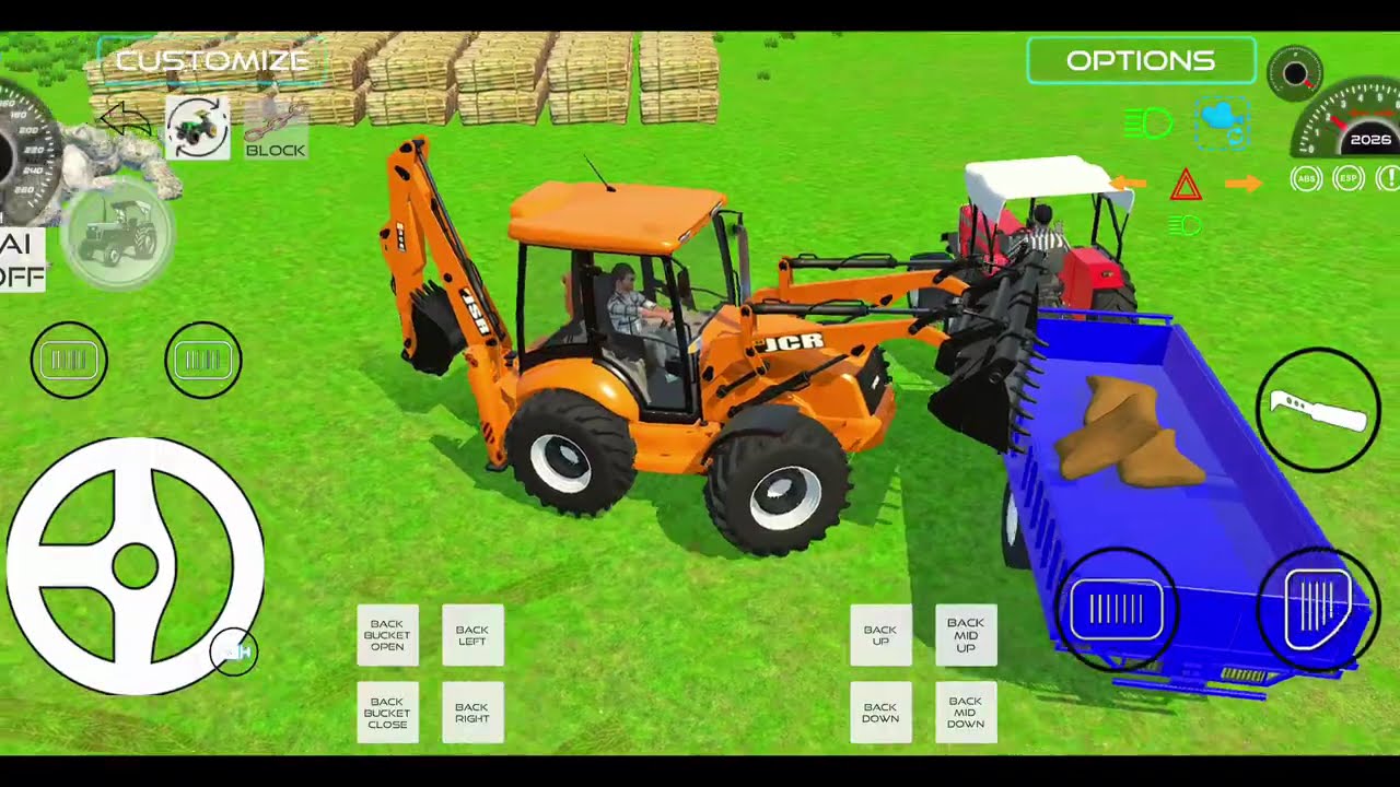 Pickup tractor loading