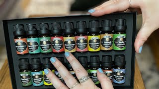 Aromatherapy Essential Oils *ASMR* relaxing show & tell ?relaxing whispers