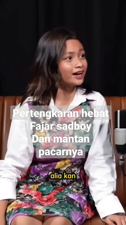 fajar sadboy bertengkar sama mantan pacar nya #shorts