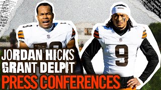 Jordan Hicks & Grant Delpit | Press Conference