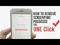 how to remove screentime passcode one click 2026 all iphone ! 📱