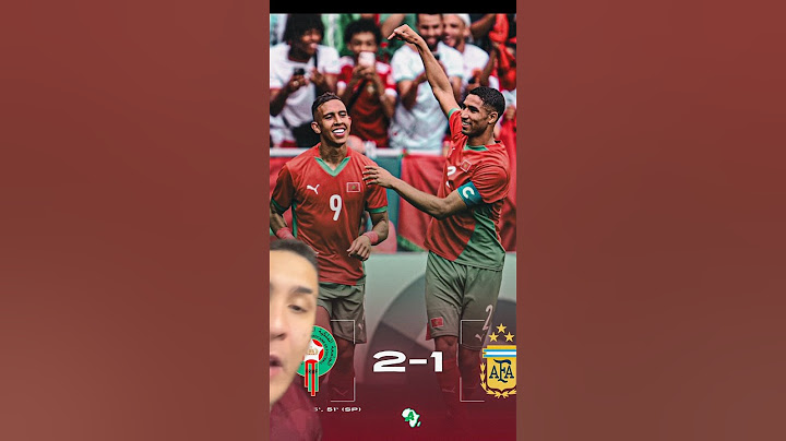 MARROCOS 2 X 1 ARGENTINA