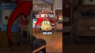 Why Red Never Speaks 😢 #pixar #cars #shorts