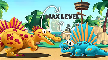 Spino with Dimetro Super Max Level Upgrade - Dino Bash 2 Travel Thur Time