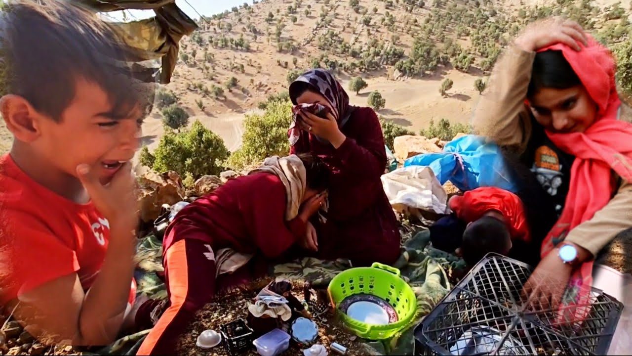 «Кочевой побег: защита семьи от нападения двух мужчин и поиск убежища»