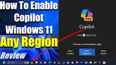 How to Enable and Use Copilot in Windows 11 | Windows 11 Copilot Enable