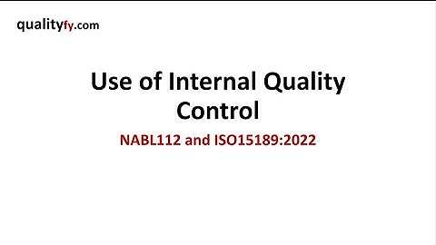 Basics of Internal Quality Control (IQC)