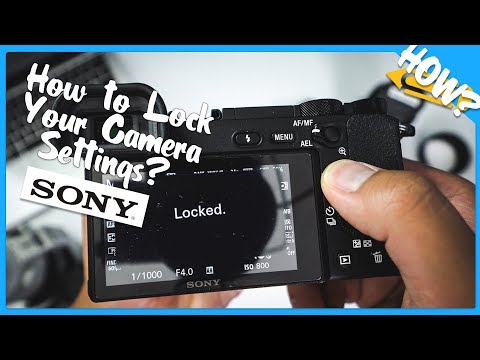 How to Lock????Your Sony a6500 Exposure Settings (a6000,a6300,a7ii)