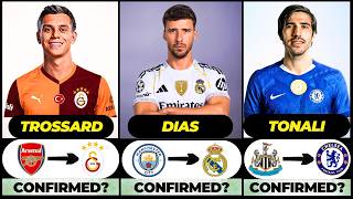 🚨 NEW CONFIRMED TRANSFERS & RUMOURS! 🚨🔥 ft. Diaz, Trossard, Tonali... etc