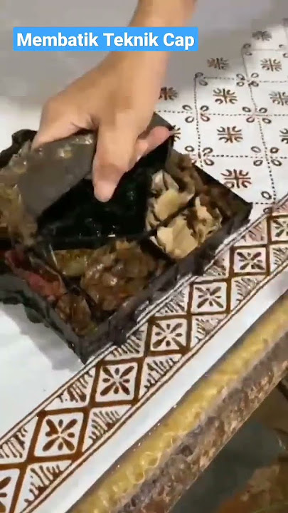 Cara Membatik Teknik Cap #batikcap #edukasibatik #batik #caramembatik #serbaserbibatik #membuatbatik