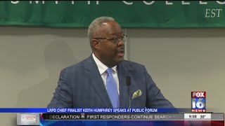 Public Forum for Police Chief Finalists