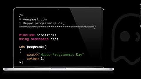 Happy Programmers Day - vueghost