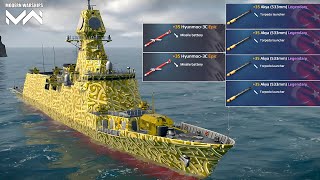 ROKS FFX Batch III With Equip  Hyunmoo-3c & Akya (533mm) - Modern Warships Gameplay