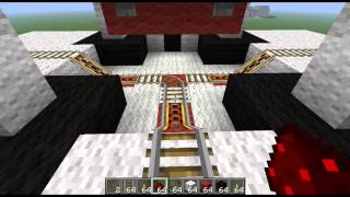 ► Minecraft Tutorial 3 Way Minecart Intersection
