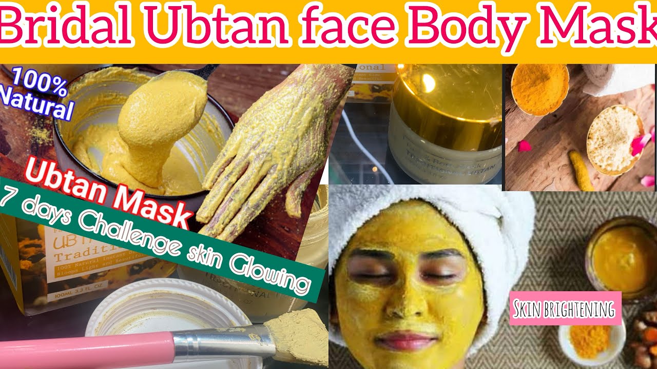 Bridal Ubtan Face & Body Mask 💯 Natural Instant Glow Skin Brightening