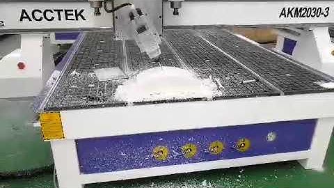 AKM2030 3 three heads sample ATC cnc router ACCTEK