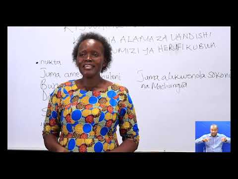 Kiswahili Darasa La Nne Kutumia Alama Za Uandishi Na Matumizi Ya Herufi Kubwa