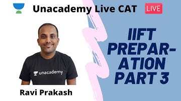 Check out our latest offerings - https://bit.ly/CAT_Whatsnew IIFT Preparation Part 3 by Ravi Prakash