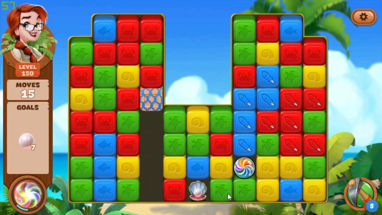 Lost Island Blast Adventure level 150