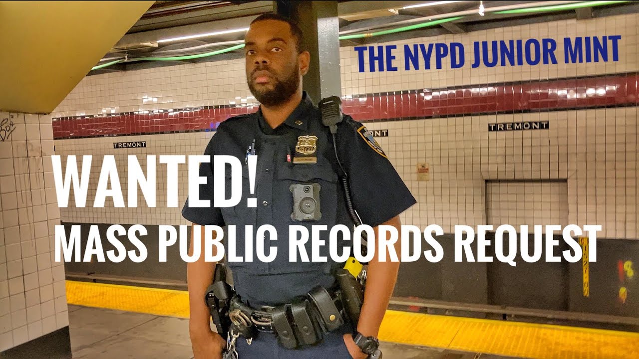 A Mass Public Records Request for NYPD YouTube