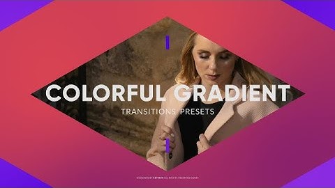 Colorful Gradient Transitions Premiere Pro Presets