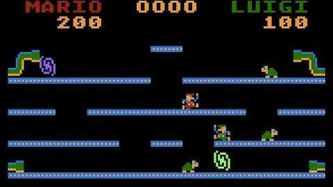 Mini Bros - Atari game for NOMAM BASIC 10Liners Contest 2019