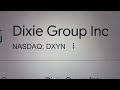  dixie group inc dxyn stock trading facts 