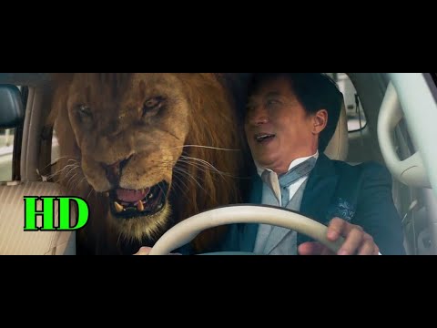 Kung Fu Yoga {2017} lion car chase scene