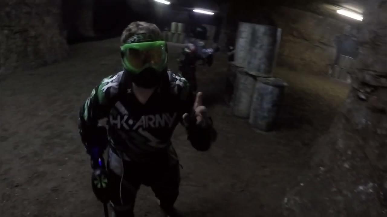 cave ball field 5 and 6 jaegers paintball. YouTube