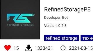 refined storage | Minecraft bedrock android | horizon kernel (inner core) screenshot 2