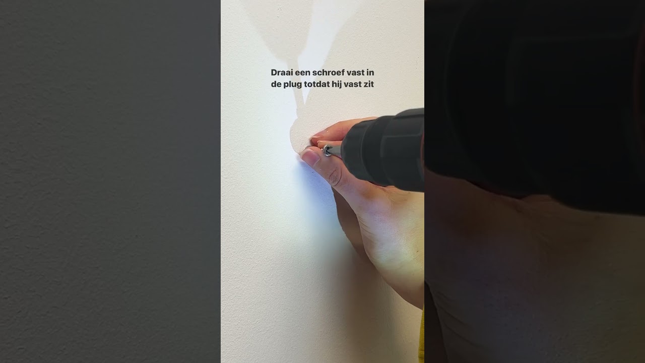 Met deze tip kun je gemakkelijk muurpluggen verwijderen, zonder je muur te beschadigen!💪