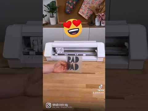 كتر بلوتر جهاز القص الالكتروني كاميو٤ طريقة عمل استكر على الملابس 4