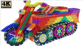 Satisfying Video - How To Make Amazing Motor Tank From Magnetic Balls | Magnet Satisfying