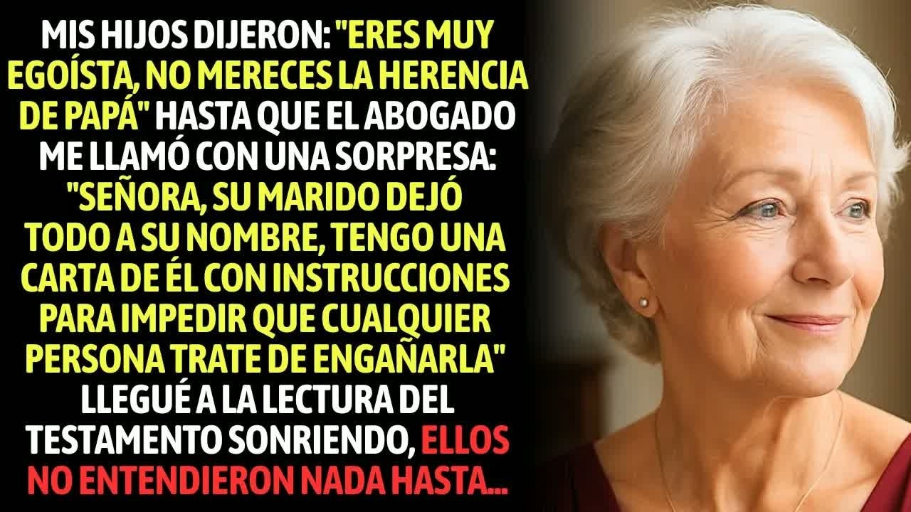 Mis Hijos Dijeron Que No Merecía La Herencia De Mi Marido, Hasta Que El Abogado Llamó Con Una...