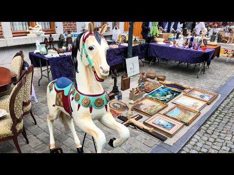 Video: Belgische Flohmärkte Oder Brocante