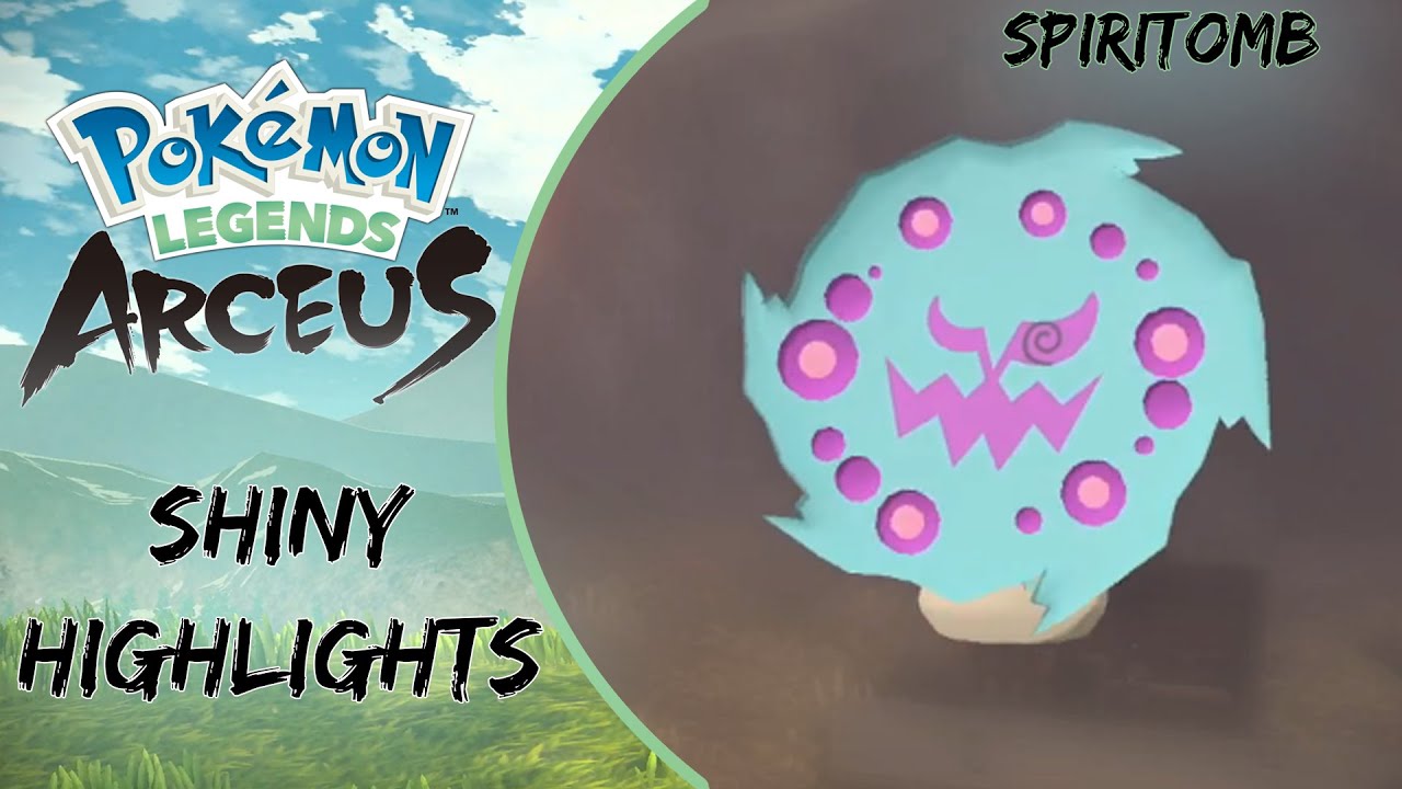 SHINY SPIRITOMB REACTION! - Pokemon Legends: Arceus 