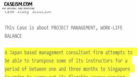 Precena Strategic Partners: Staff Relocation Cost Minimization Case Study Help - Caseism.com