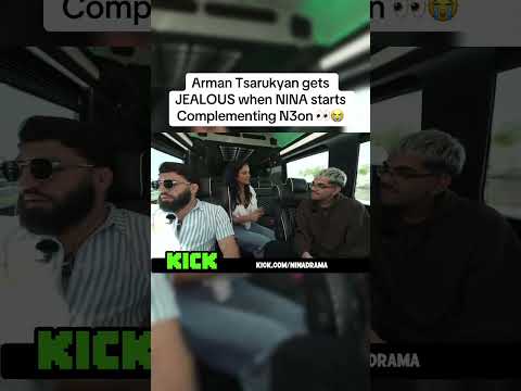 NinaDrama was shocked after seeing Arman Tsarukyan get JEALOUS when NinaDrama complimented N3on😭😳