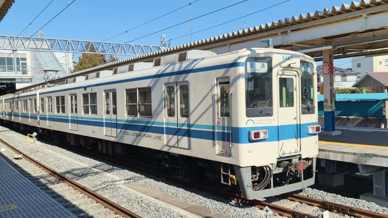 ‼️貴重な東武8000系幕車撮影‼️各駅停車船橋行‼️高柳発車‼️東武8000系8163f‼️2026.1.24‼️