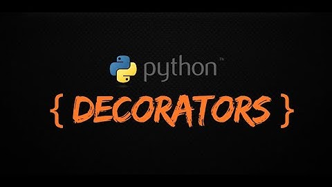 Python Decorators in Arabic
