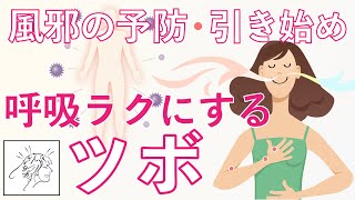 【免疫アップで風邪の予防+初期症状抑える】呼吸をラクにするツボ合谷+列缺+尺沢セット