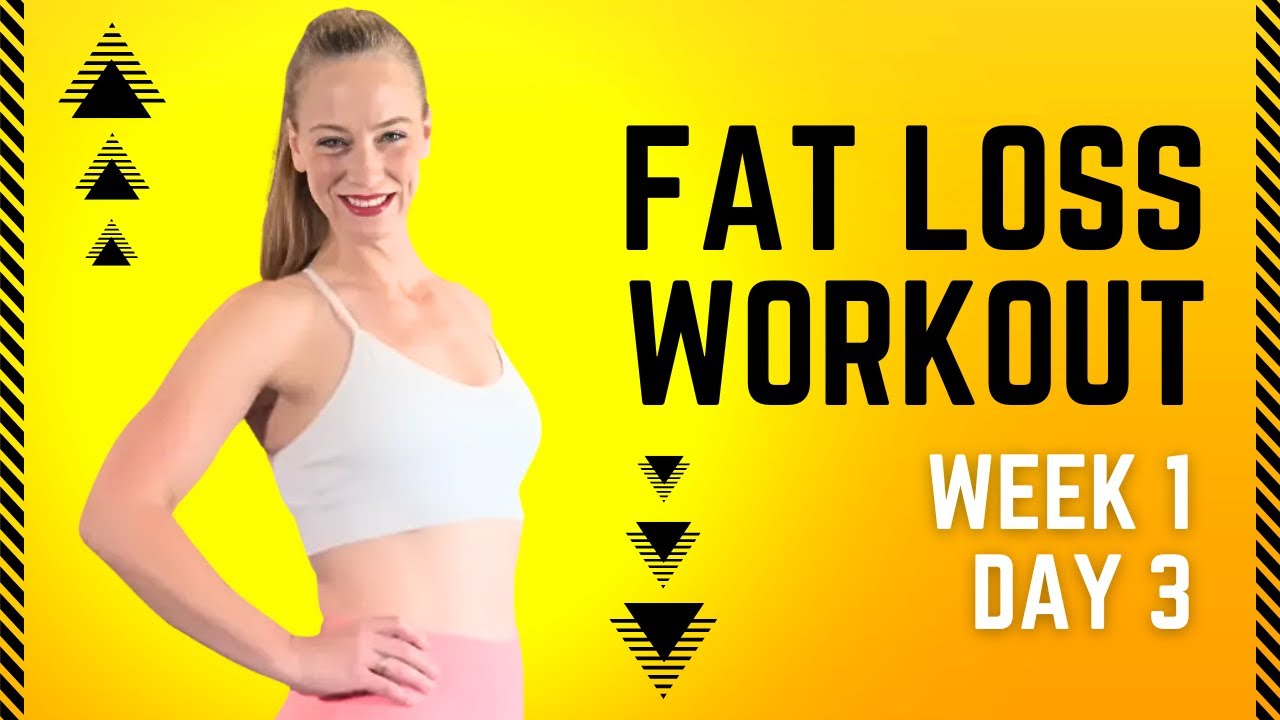 32 MINUTE FAT LOSS WORKOUT // Week 1, Day 3 - YouTube