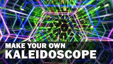 How to Make a Stunning Kaleidoscope. DIY Kaleidoscope Using Mirrors.
