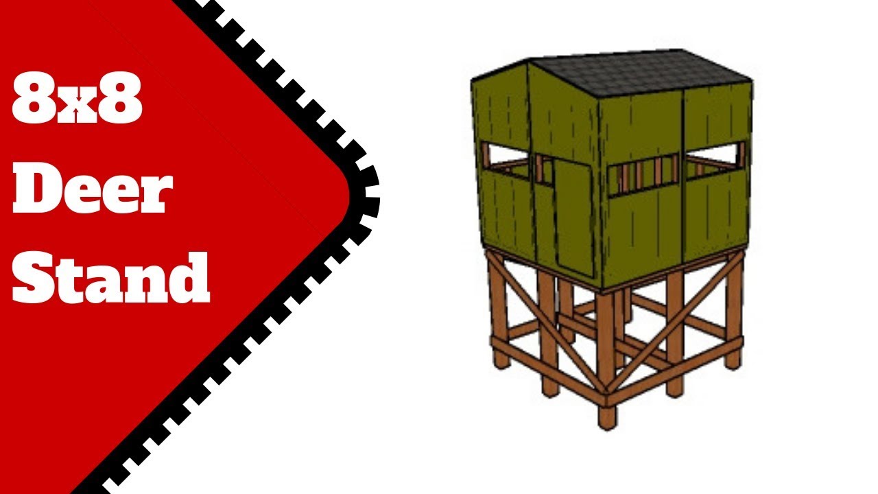 8x8 Deer Stand Plans YouTube