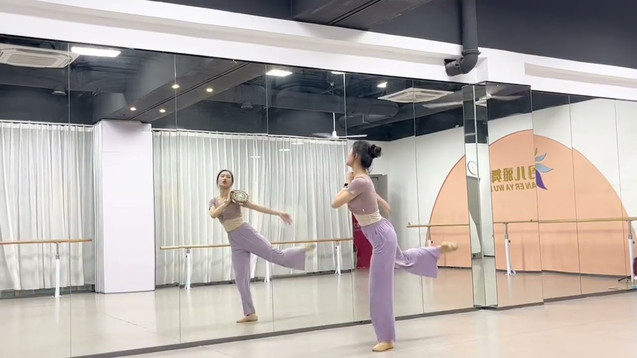 古典舞《上铃鼓》 第二段教学分解，每段都分的比较细